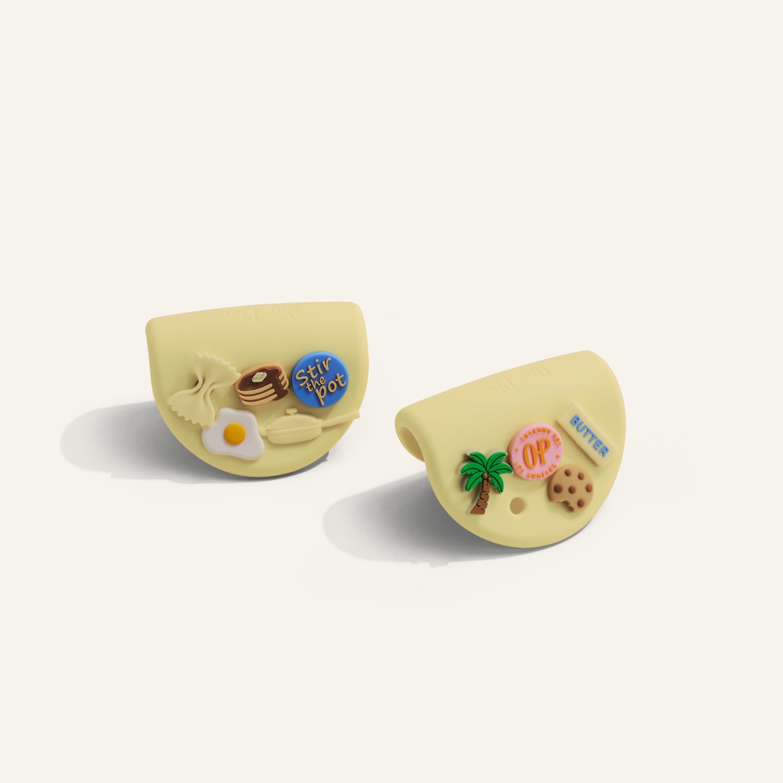 Butter Yellow Heat-Resistant Pan Handle Grips