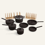 Cream Cookware Set, Nonstick coated