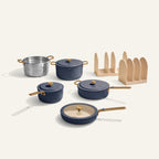 Cream Cookware Set, Nonstick coated