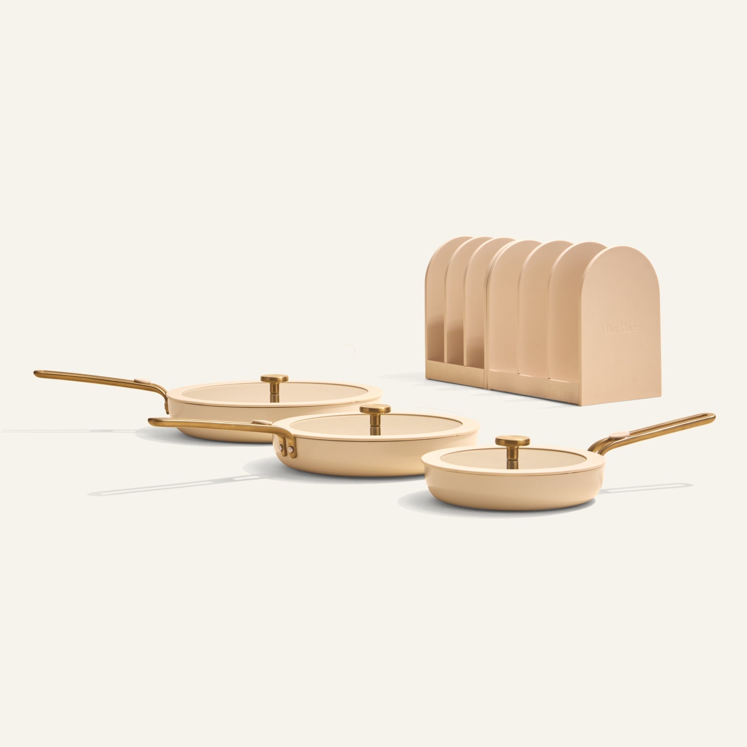 Blue Salt Nonstick Pan Set, Nonstick coated