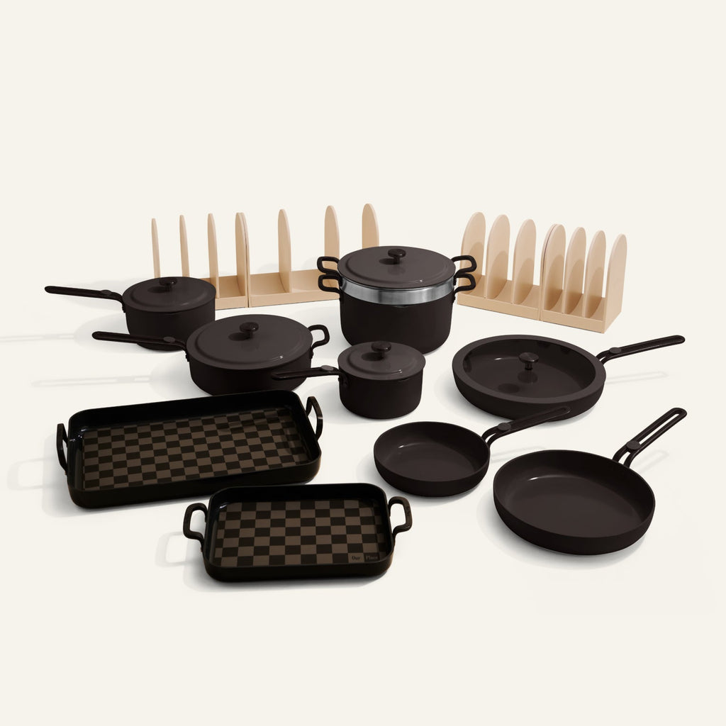 Char Cookware and Bakeware Set, Nonstick coated